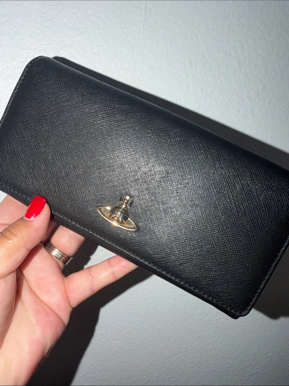 Vivienne Westwood Saffiano Long Wallet